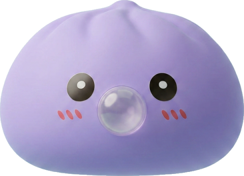 Big Dumpling Squishy Azul Océano — squishy antiestrés slow-rise kawaii