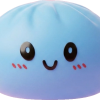 Dumpling Squishy Azul Océano — squishy antiestrés slow-rise kawaii
