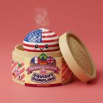 Colección Squishy Dumpling Banderas — cesta Patriotic Edition
