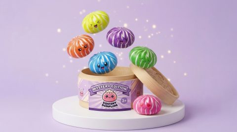 Dumpling Squishy Bun Mystery Sorpresa — squishy antiestrés slow-rise