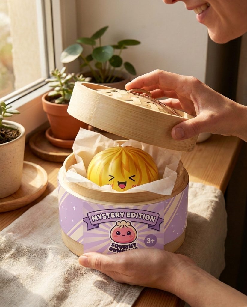 Unboxing de Dumpling Squishy Bun Mystery Sorpresa