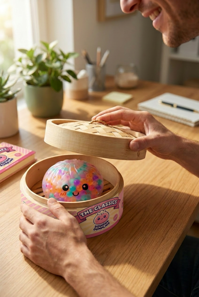 Unboxing de Squishy Dumpling Multicolor Burbujas Suaves