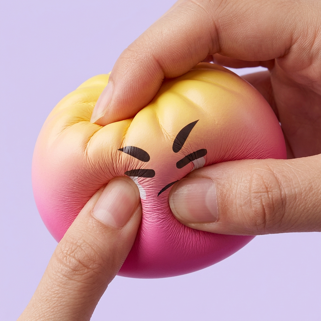 Dumpling Squishy Mystery Bun con Cesta de Bambú — efecto slow-rise, la espuma recupera su forma