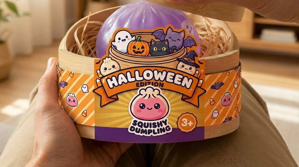 Unboxing de Ghost Dumpling Squishy Boo Fantasma