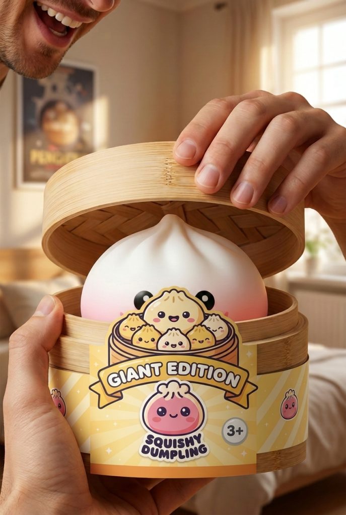 Unboxing de Giant Dumpling Squishy Gigante XXL