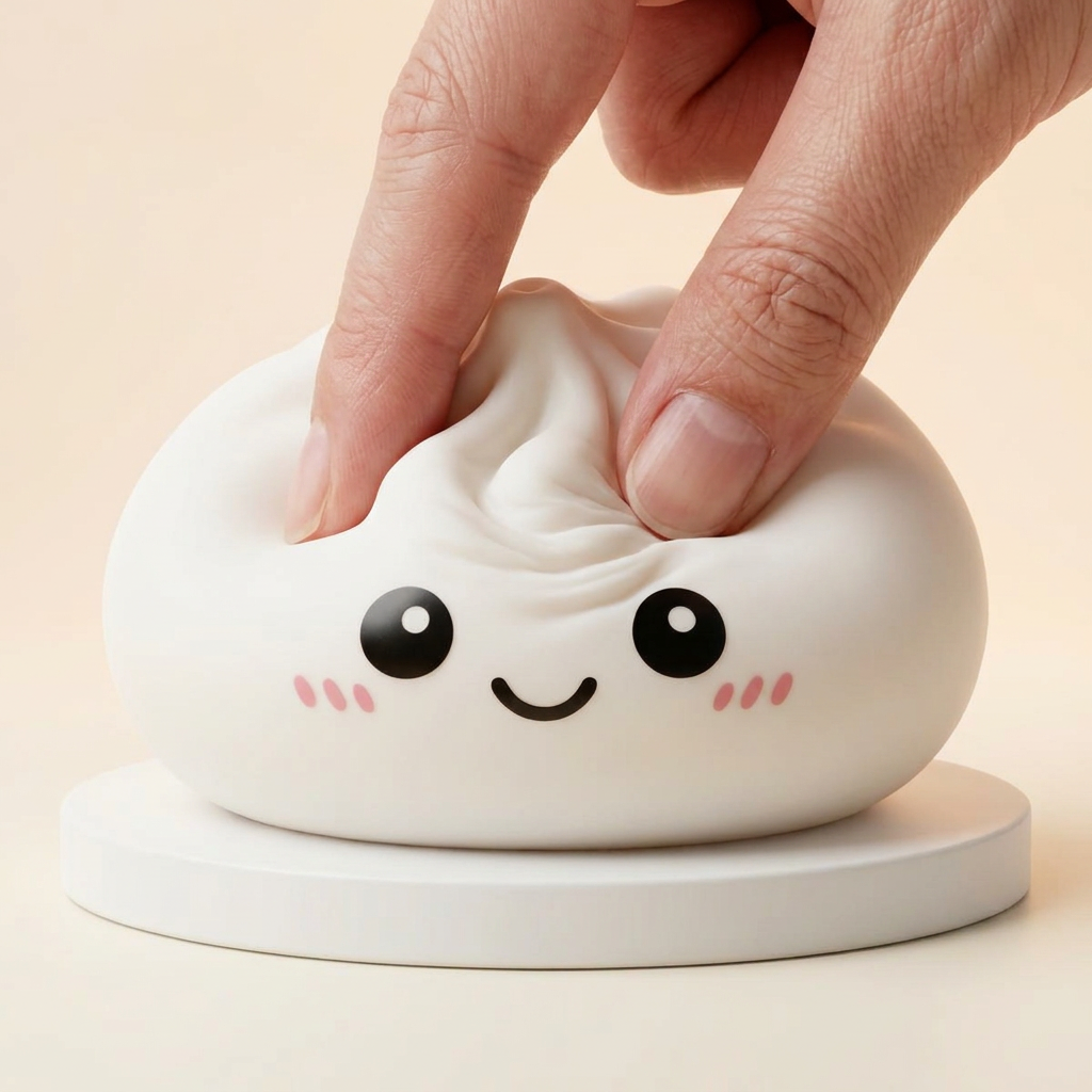 Giant Dumpling Squishy Gigante XXL apretado, material squishy