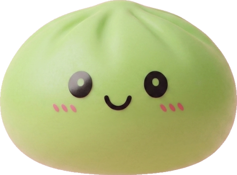 Dumpling Squishy Verde Matcha — squishy antiestrés slow-rise kawaii