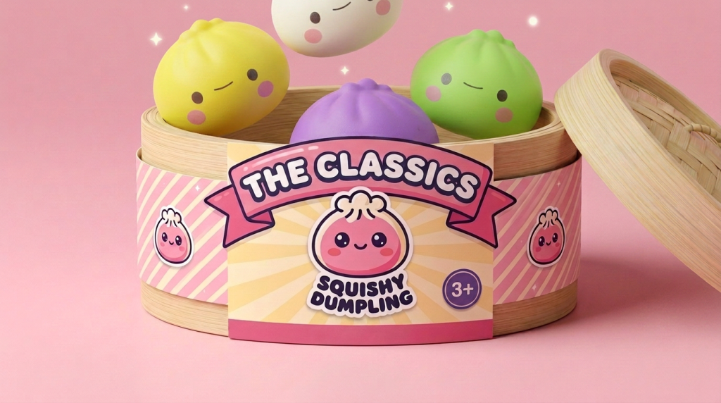 Dumpling Squishy Mystery Kawaii Japonés Blind Box 12 — squishy antiestrés slow-rise