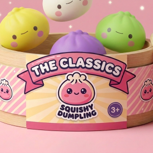 Dumpling Squishy Mystery Kawaii Japonés Blind Box 12 — squishy antiestrés slow-rise