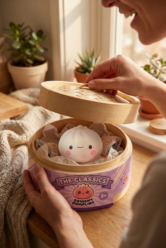 Unboxing de Dumpling Squishy Mystery Kawaii Japonés Blind Box 12