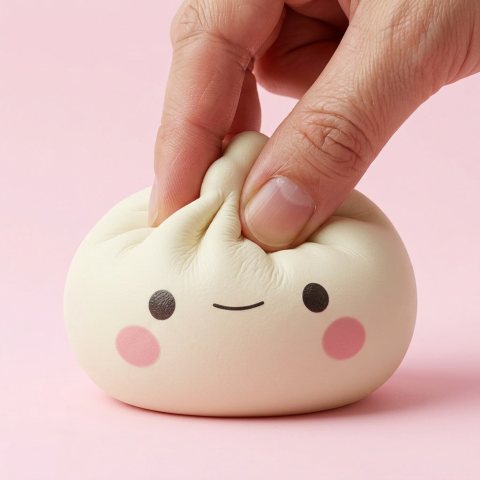 Dumpling Squishy Mystery Kawaii Japonés Blind Box 12 apretado, material squishy