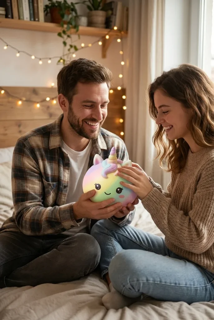 Jumbo Dumpling Squishy Unicornio Arcoíris de regalo