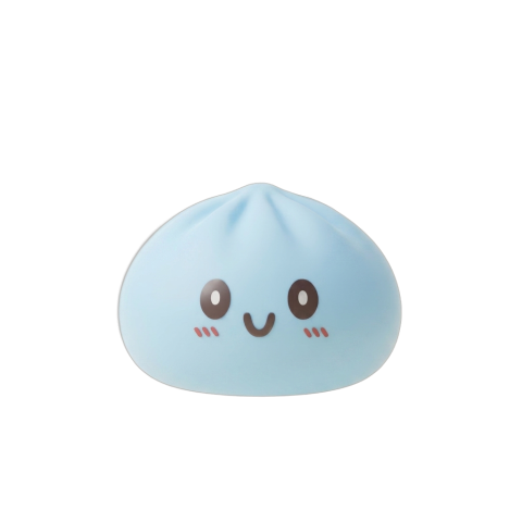 Giant Dumpling Squishy Azul Jumbo 15 cm — squishy antiestrés slow-rise kawaii