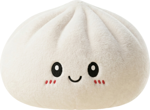 Squishy Dumpling Big Cojín Gigante — cojín gigante de peluche kawaii