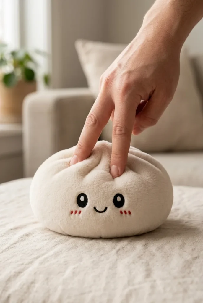 Squishy Dumpling Big Cojín Gigante apretado entre los dedos