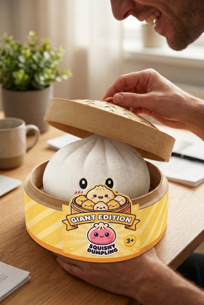 Unboxing de Squishy Dumpling Big Cojín Gigante