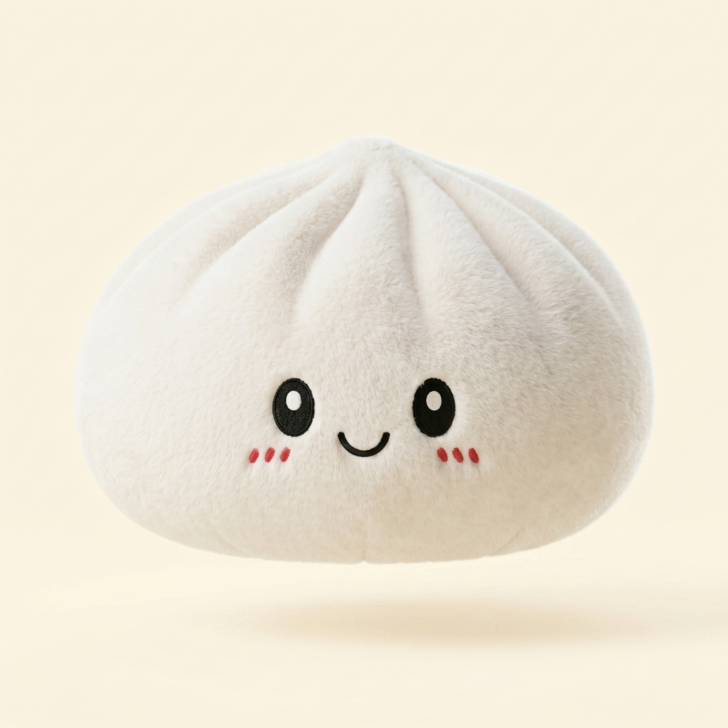 Squishy Dumpling Big Cojín Gigante — efecto slow-rise, la espuma recupera su forma