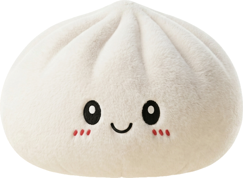 Squishy Dumpling Big Cojín Gigante — squishy antiestrés slow-rise kawaii