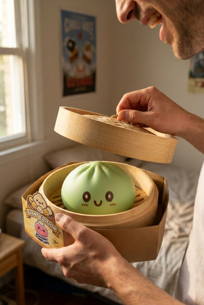 Unboxing de Giant Dumpling Squishy Verde Jumbo