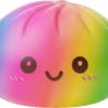 Rainbow Dumpling Squishy Gigante 15 cm — squishy antiestrés slow-rise kawaii