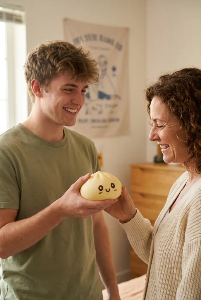 Squishy Dumpling Amarillo Gigante de regalo