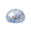 Dumpling Squishy Sparkle Azul Glaciar — squishy antiestrés slow-rise kawaii