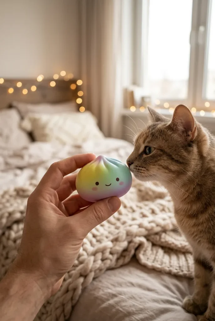 Dumpling Squishy Blind Box Mini x24 y un animal