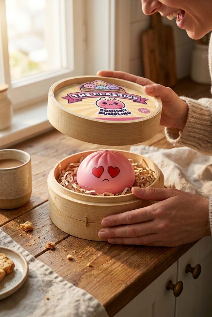 Unboxing de Mini Dumpling Squishy Kawaii Sorpresa