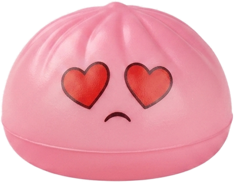 Mini Dumpling Squishy Kawaii Sorpresa — squishy solo, tamaño real