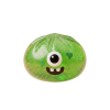 Squishy Dumpling Monster Halloween Verde Glitter — squishy antiestrés slow-rise