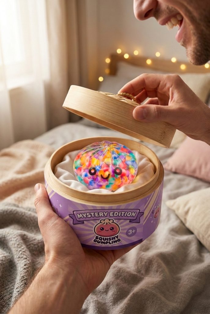 Unboxing de Mystery Dumpling Squishy Burbuja Dulce