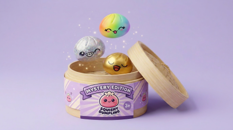 Rare Dumpling Squishy Mystery Coleccionable — el squishy raro de la caja sorpresa