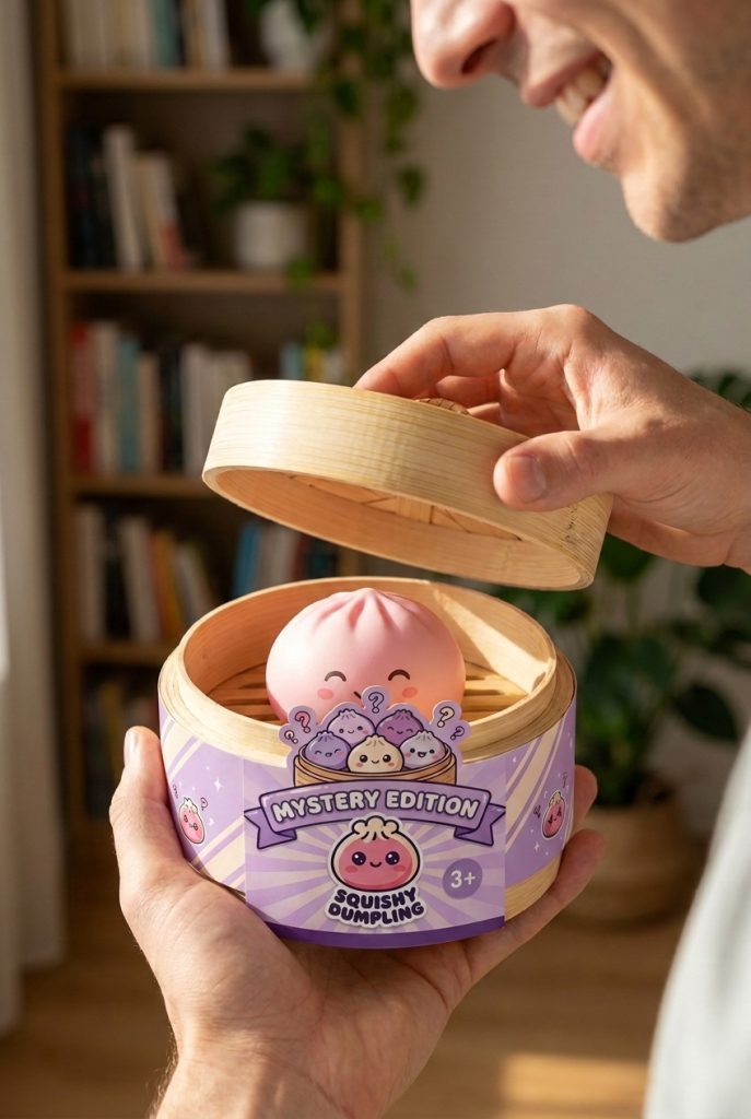 Unboxing de Mystery Dumpling Squishy Caja Sorpresa