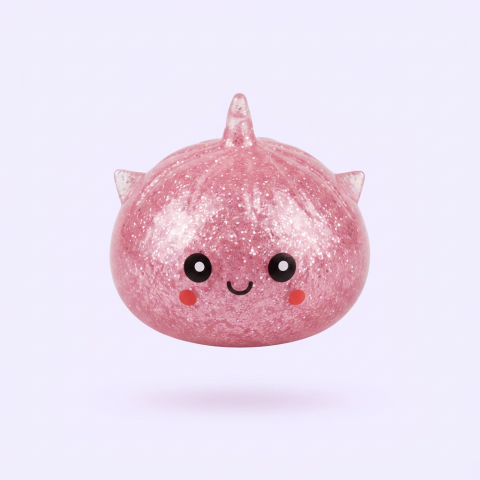 Mystery Dumpling Squishy Glitter Unicornio — el squishy raro de la caja sorpresa