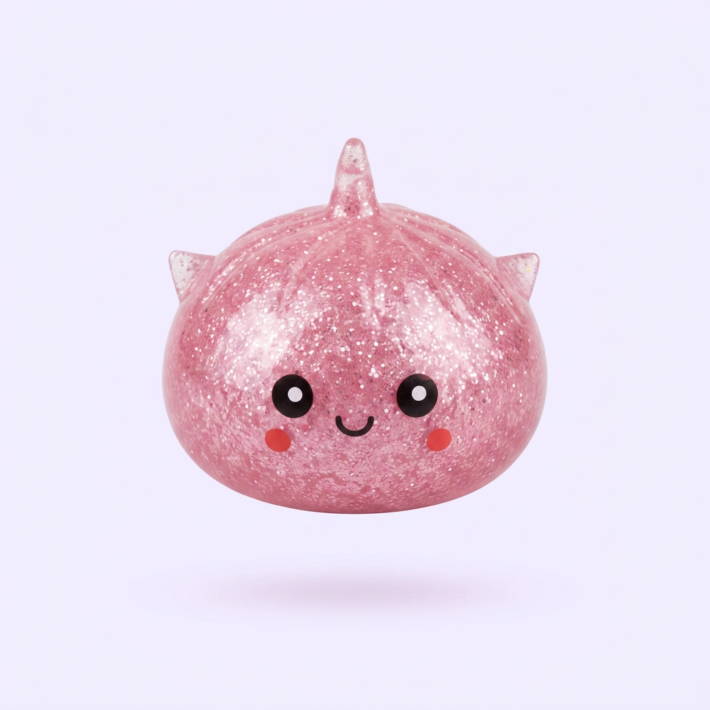 Mystery Dumpling Squishy Glitter Unicornio — el squishy raro de la caja sorpresa