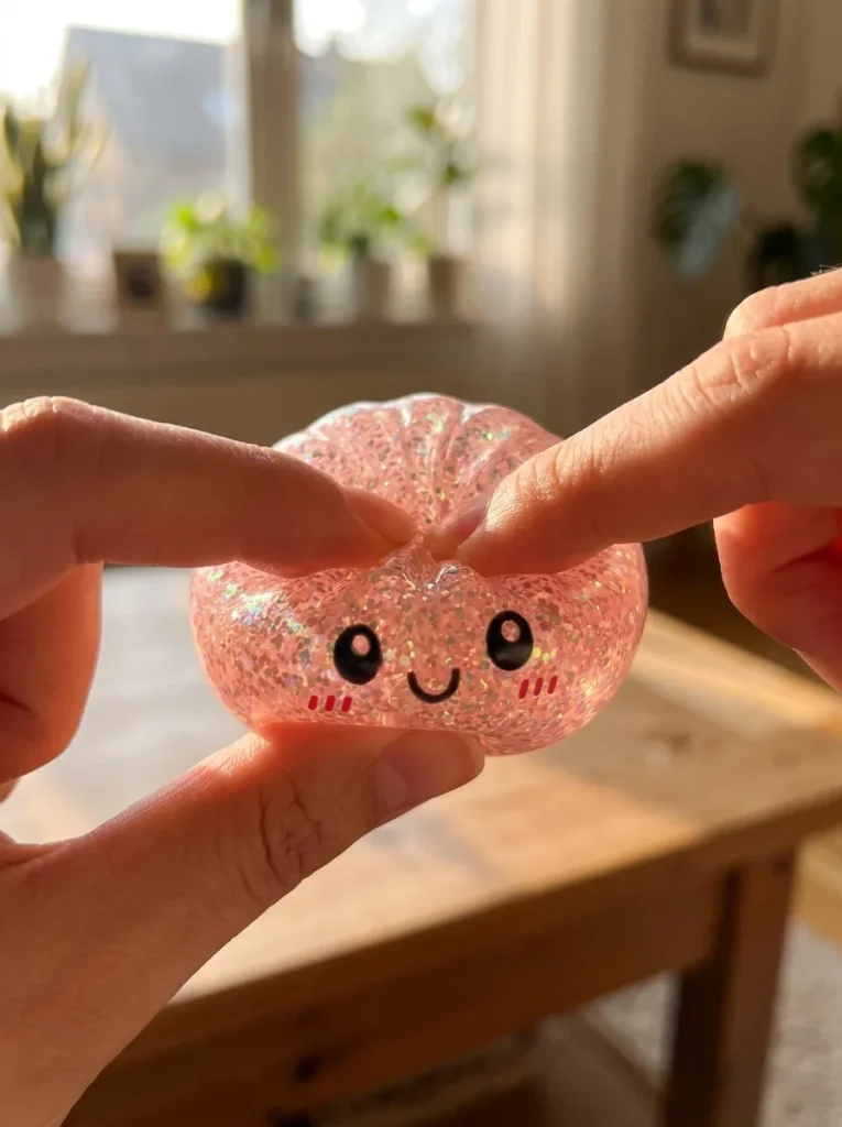 Dumplings Squishy Glitter Sorpresa apretado entre los dedos