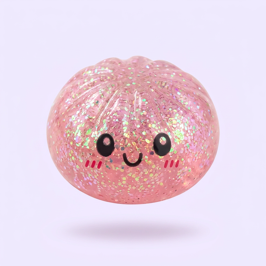 Dumplings Squishy Glitter Sorpresa — el squishy raro de la caja sorpresa