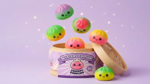 Dumpling Squishy Ombre Mystery Degradado — squishy antiestrés slow-rise