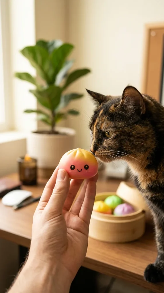 Dumpling Squishy Ombre Mystery Degradado y un animal