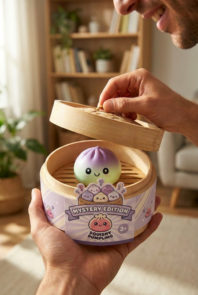 Unboxing de Dumpling Squishy Ombre Mystery Degradado