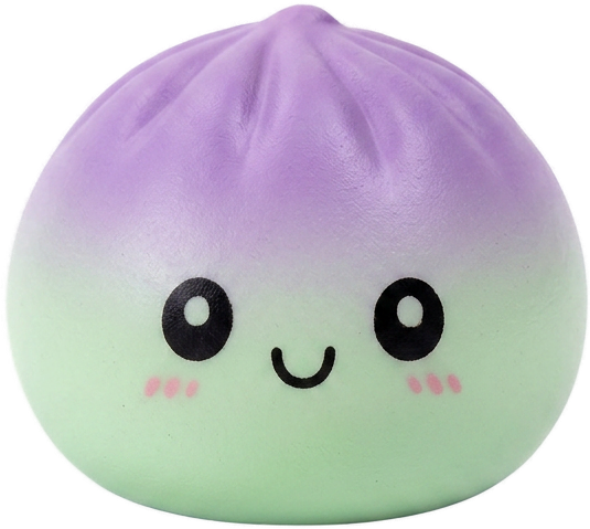 Dumpling Squishy Ombre Mystery Degradado — squishy solo, tamaño real