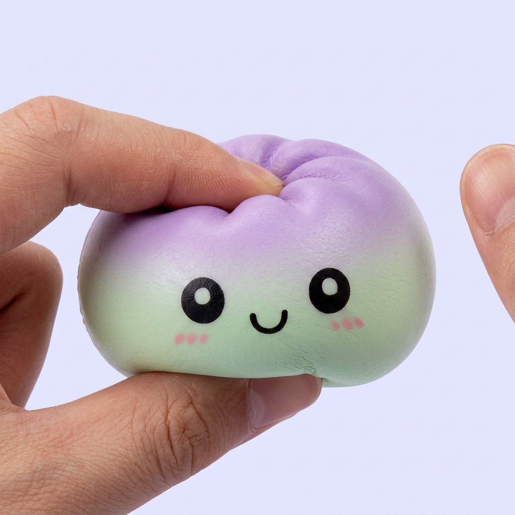 Dumpling Squishy Ombre Mystery Degradado — efecto slow-rise, la espuma recupera su forma