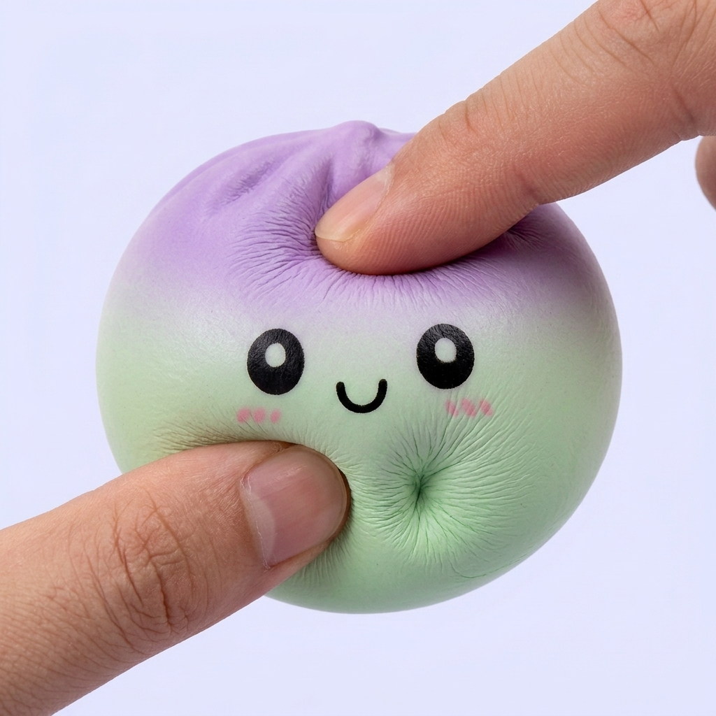 Dumpling Squishy Ombre Mystery Degradado apretado, material squishy