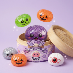 Squishy Dumpling Mystery Halloween Caja Sorpresa — squishy antiestrés slow-rise