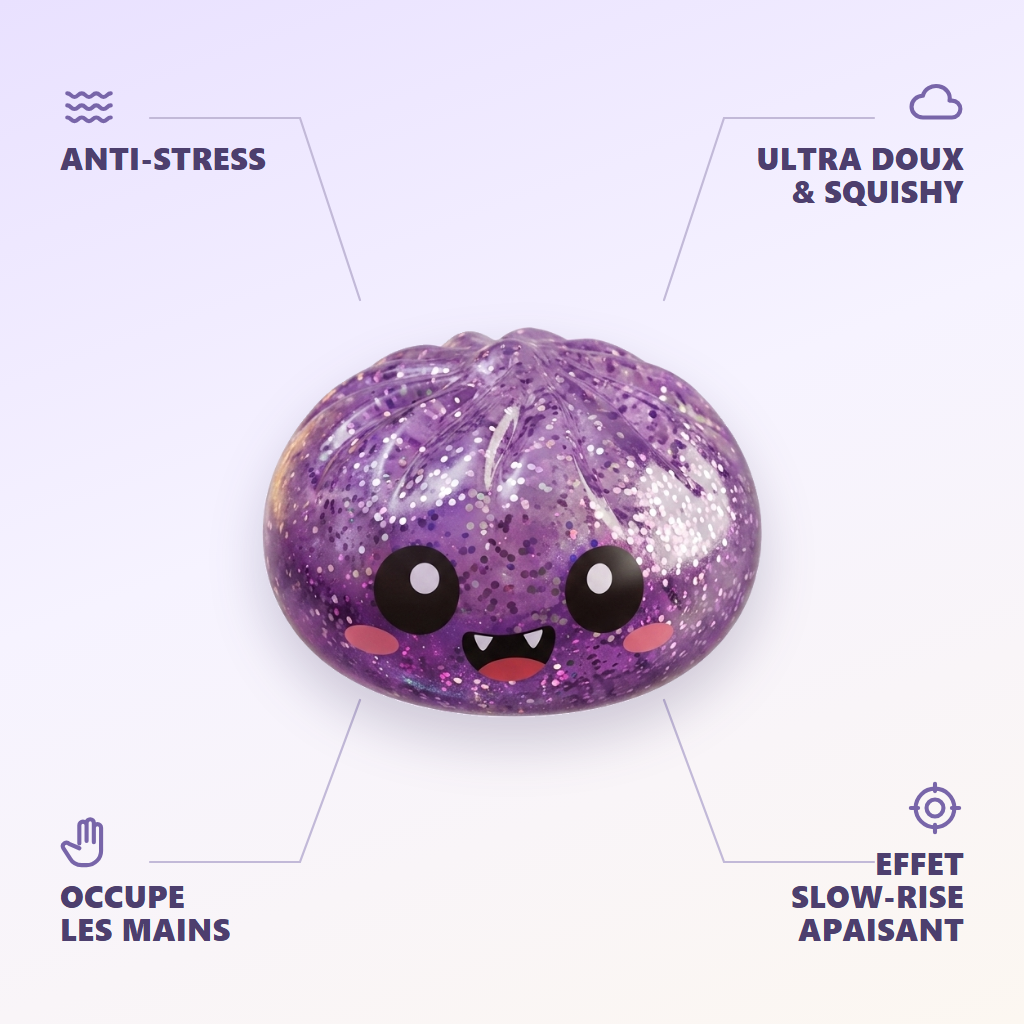 Squishy Dumpling Mystery Halloween Caja Sorpresa — antiestrés, ultra blando, efecto slow-rise