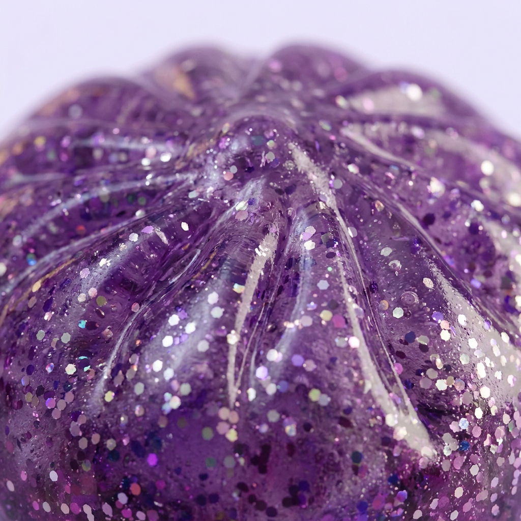 Squishy Dumpling Mystery Halloween Caja Sorpresa — primer plano macro de la textura