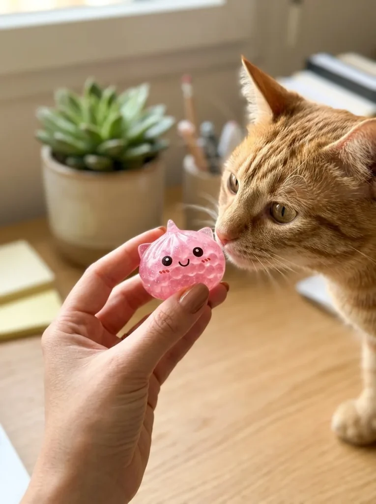 Dumpling Squishy Unicornio Mystery Mini y un animal