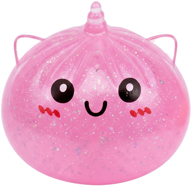 Dumpling Squishy Unicornio Mystery Mini — squishy solo, tamaño real
