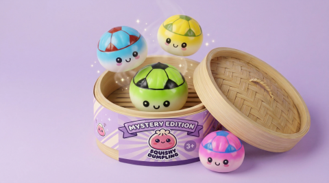 Mystery Dumpling Squishy Edición Fútbol — squishy antiestrés slow-rise