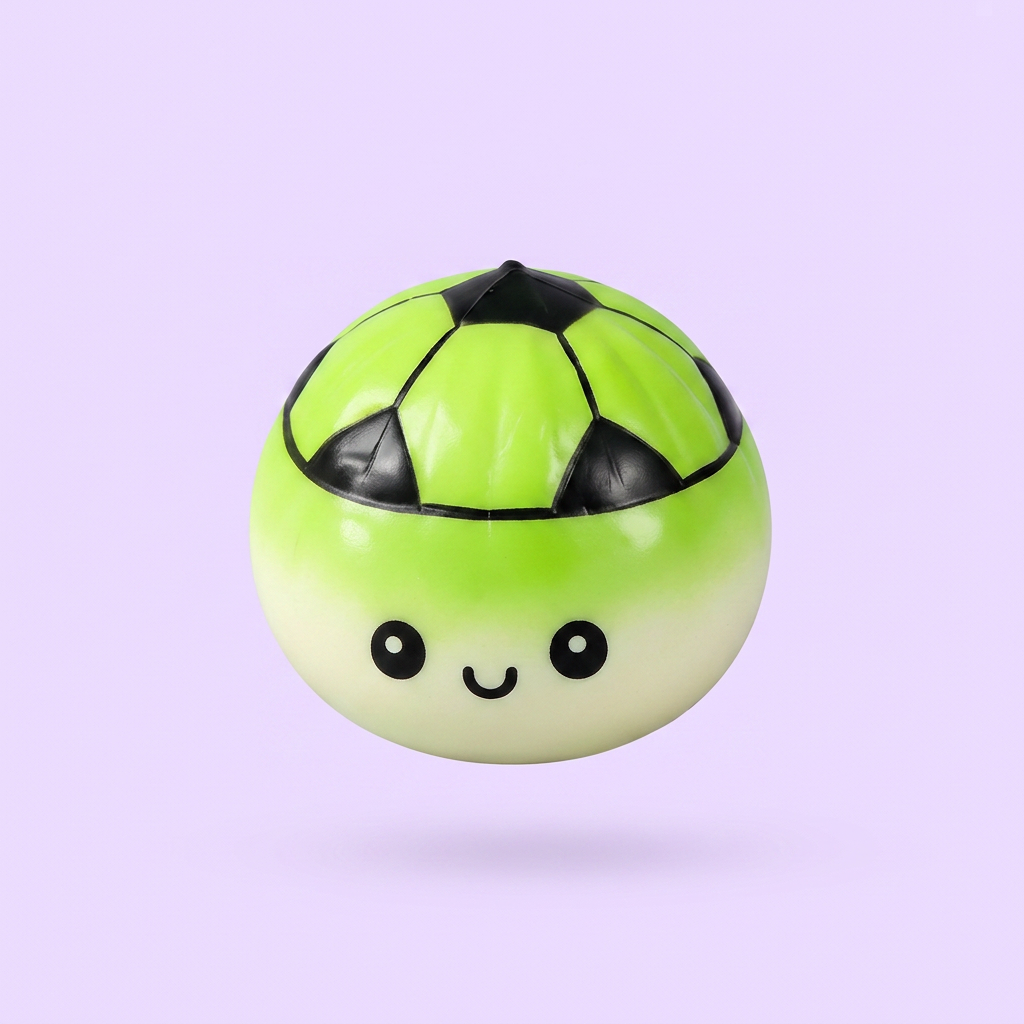 Mystery Dumpling Squishy Edición Fútbol — el squishy raro de la caja sorpresa
